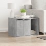 Mueble arenero para gatos madera gris hormigón 60x40x40 cm de , Mobiliario para gatos - Ref: Foro24-857727, Precio: 46,81 €, ...