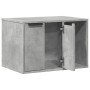 Mueble arenero para gatos madera gris hormigón 60x40x40 cm de , Mobiliario para gatos - Ref: Foro24-857727, Precio: 46,81 €, ...