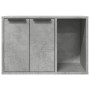 Mueble arenero para gatos madera gris hormigón 60x40x40 cm de , Mobiliario para gatos - Ref: Foro24-857727, Precio: 46,81 €, ...