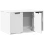 Mueble arenero para gatos madera ingeniería blanco 80x50x45 cm de , Mobiliario para gatos - Ref: Foro24-857733, Precio: 87,75...