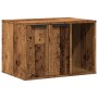 Cat litter box furniture made of aged wood, 60x40x40 cm by , Cat furniture - Ref: Foro24-857731, Price: 57,77 €, Discount: %