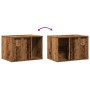 Cat litter box furniture made of aged wood, 60x40x40 cm by , Cat furniture - Ref: Foro24-857731, Price: 57,77 €, Discount: %