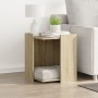 Cat litter box furniture made of Sonoma oak wood 42x42x51 cm by , Cat furniture - Ref: Foro24-857744, Price: 42,27 €, Discoun...