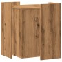 Mueble arenero para gatos madera roble artisian 42x42x51 cm de , Mobiliario para gatos - Ref: Foro24-857750, Precio: 42,27 €,...