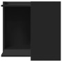 Cat litter box furniture made of black engineered wood, measuring 53x53x51 cm. by , Cat furniture - Ref: Foro24-857752, Price...