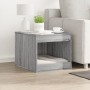 Cat litter box furniture in Sonoma gray wood 47x59x42 cm by , Cat furniture - Ref: Foro24-857765, Price: 51,93 €, Discount: %