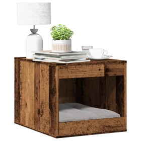 Cat litter box furniture made of aged engineered wood, 47x59x42cm. by , Cat furniture - Ref: Foro24-857767, Price: 46,28 €, D...