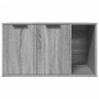 Cat litter box furniture in Sonoma gray wood 80x50x45 cm by , Cat furniture - Ref: Foro24-857738, Price: 68,03 €, Discount: %