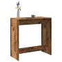 Mesa alta de bar madera ingeniería envejecida 102x50x103,5 cm de , Mesas de cocina y de comedor - Ref: Foro24-854434, Precio:...