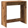 Mesa alta de bar madera ingeniería envejecida 102x50x103,5 cm de , Mesas de cocina y de comedor - Ref: Foro24-854434, Precio:...