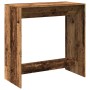 Mesa alta de bar madera ingeniería envejecida 102x50x103,5 cm de , Mesas de cocina y de comedor - Ref: Foro24-854434, Precio:...