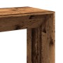 Tall bar table made of aged engineered wood, measuring 102x50x103.5 cm. by , Kitchen and dining tables - Ref: Foro24-854434, ...