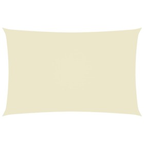 Rectangular cream-colored Oxford fabric sail shade 3x6 m by vidaXL, Umbrellas - Ref: Foro24-135213, Price: 56,56 €, Discount: %