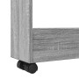 Narrow storage cart 3 levels gray Sonoma wood by , Kitchen and dining carts - Ref: Foro24-855246, Price: 48,92 €, Discount: %