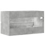 Armario pared baño madera ingeniería gris hormigón 80x38,5x45cm de , Muebles de baño - Ref: Foro24-856245, Precio: 55,61 €, D...