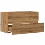 Wall-mounted bathroom cabinet made of engineered wood, artisan craftsmanship, 80x38.5x45 cm. by , Bathroom furniture - Ref: F...