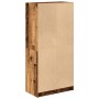 Aparador con puertas madera ingeniería envejecida 68x37x142 cm de , Aparadores - Ref: Foro24-3318722, Precio: 168,93 €, Descu...