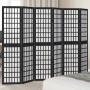 6-panel solid Paulownia wood room divider screen in black. by , Room dividers - Ref: Foro24-358777, Price: 147,52 €, Discount: %