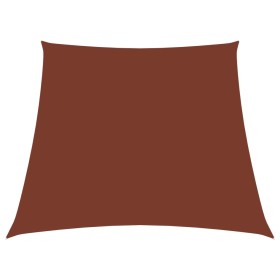 Toldo de vela trapezoidal de tela oxford terracota 2/4x3 m de vidaXL, Sombrillas - Ref: Foro24-135406, Precio: 20,84 €, Descu...