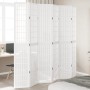 6-panel solid Paulownia wood white room divider by , Room dividers - Ref: Foro24-358796, Price: 179,50 €, Discount: %