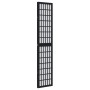 Three-panel solid Paulownia wood room divider screen in black. by , Room dividers - Ref: Foro24-358768, Price: 95,78 €, Disco...