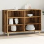 Wooden sideboard with aged wood engineering 103.5x35x70 cm by , Lockers and storage cabinets - Ref: Foro24-856450, Price: 88,...