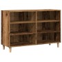 Wooden sideboard with aged wood engineering 103.5x35x70 cm by , Lockers and storage cabinets - Ref: Foro24-856450, Price: 88,...