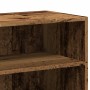 Wooden sideboard with aged wood engineering 103.5x35x70 cm by , Lockers and storage cabinets - Ref: Foro24-856450, Price: 88,...