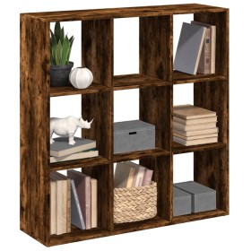 Rauchige Eiche Raumteiler-Bücherregal 102x29x103,5 cm von , Bücherregale und Regale - Ref: Foro24-858043, Preis: 89,09 €, Rab...