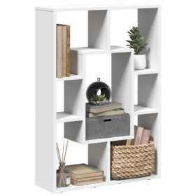 Engineered wood white shelf 63x20x90 cm by , Bookcases and shelves - Ref: Foro24-858138, Price: 53,70 €, Discount: %