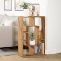 Engineered wood oak artisian shelf 63x20x90 cm by , Bookcases and shelves - Ref: Foro24-858146, Price: 52,26 €, Discount: %