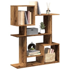 Aged engineering wood divider bookcase 92x29x112 cm by , Bookcases and shelves - Ref: Foro24-858127, Price: 75,59 €, Discount: %