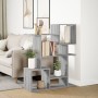 Wooden gray Sonoma engineering divider bookcase 92x29x112 cm by , Bookcases and shelves - Ref: Foro24-858125, Price: 77,60 €,...