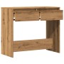 Mesa consola madera de ingeniería roble artesanal 89x41x76,5 cm de , Mesas auxiliares - Ref: Foro24-856775, Precio: 80,59 €, ...