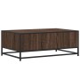 Engineered wood and metal brown coffee table 90x57x35 cm by , Coffee table - Ref: Foro24-848758, Price: 101,60 €, Discount: %