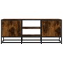 TV stand made of metal and smoked oak wood, measuring 100x35x41 cm. by , TV Furniture - Ref: Foro24-848836, Price: 91,49 €, D...