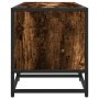 TV-Möbel aus Metall und Holz, Eichen-Ingenieurholz, 100x35x41 cm. von , TV-Möbel - Ref: Foro24-848836, Preis: 91,49 €, Rabatt: %