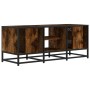 TV stand made of metal and smoked oak wood, measuring 100x35x41 cm. by , TV Furniture - Ref: Foro24-848836, Price: 91,49 €, D...