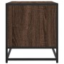 Mueble TV metal y madera ingeniería marrón roble 91x40x46 cm de , Muebles TV - Ref: Foro24-848888, Precio: 67,75 €, Descuento: %