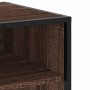 TV stand made of metal and brown oak wood, measuring 91x40x46 cm. by , TV Furniture - Ref: Foro24-848888, Price: 85,97 €, Dis...