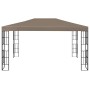 Taupe gray gazebo 4x3 m by , Tents and gazebos - Ref: Foro24-312258, Price: 258,12 €, Discount: %