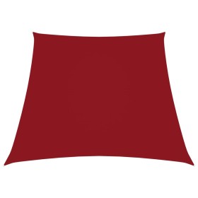 Toldo de vela trapezoidal de tela oxford rojo 2/4x3 m de vidaXL, Sombrillas - Ref: Foro24-135681, Precio: 28,99 €, Descuento: %