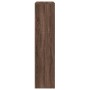 Divider bookcase 3 levels brown oak wood 123x29x123 cm by , Bookcases and shelves - Ref: Foro24-857991, Price: 83,49 €, Disco...