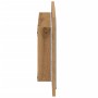 Bathroom mirror with LED light oak artisan 60x8.5x38 cm by , bathroom vanities - Ref: Foro24-856266, Price: 54,70 €, Discount: %