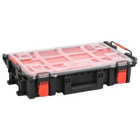 Black PP portable flight case 55.5x34.5x13.5 cm by , Camera bags and cases - Ref: Foro24-4007257, Price: 48,27 €, Discount: %