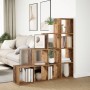 4-level aged wood divider bookcase 131.5x29x131.5 cm by , Bookcases and shelves - Ref: Foro24-857974, Price: 98,93 €, Discoun...