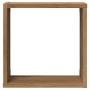 Cube wall shelves 2 units oak wood artisan 30x15x30 cm by , Shelves and shelves - Ref: Foro24-856579, Price: 27,66 €, Discoun...