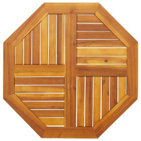 Solid acacia wood octagonal table top