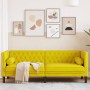 Chesterfield 3-seater sofa with yellow velvet cushions by , Sofas - Ref: Foro24-372699, Price: 298,14 €, Discount: %