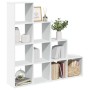 Divider bookcase 4 levels white wood 131.5x29x131.5 cm by , Bookcases and shelves - Ref: Foro24-857967, Price: 101,83 €, Disc...